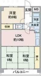 メゾン萩野の物件間取画像